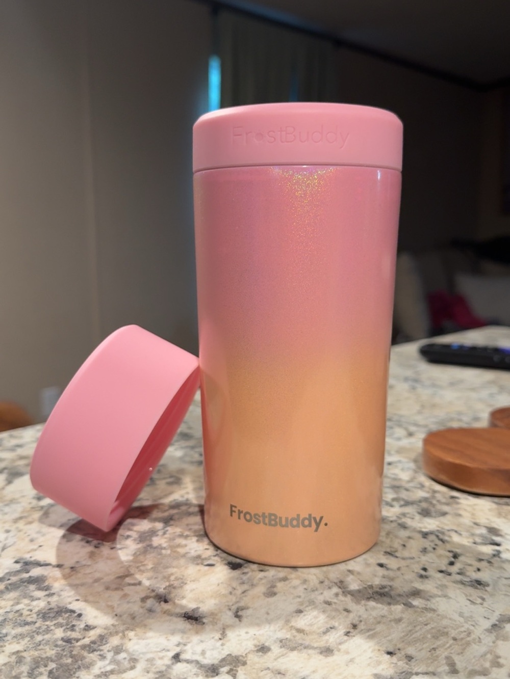 FrostBuddy Pink to Peach Ombre Insulated Tumbler
